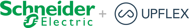 Schneider Electric & Upflex logos